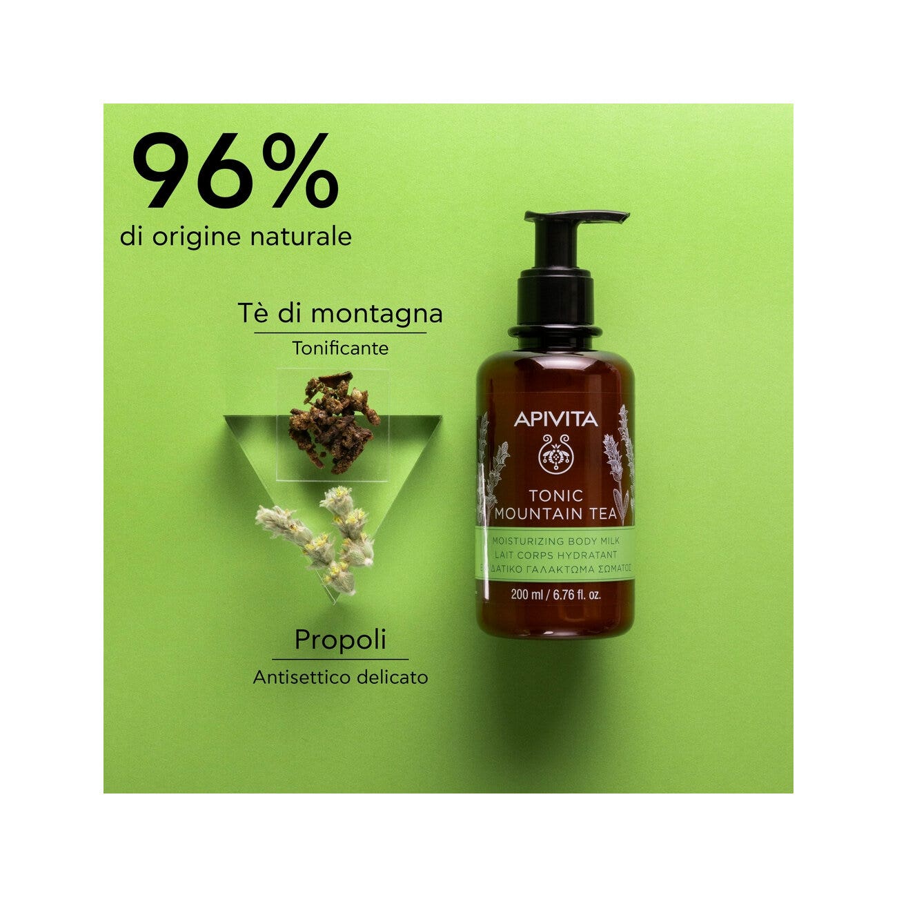 Apivita Latte Corpo Idratante Tè Della Montagna 200ml-4