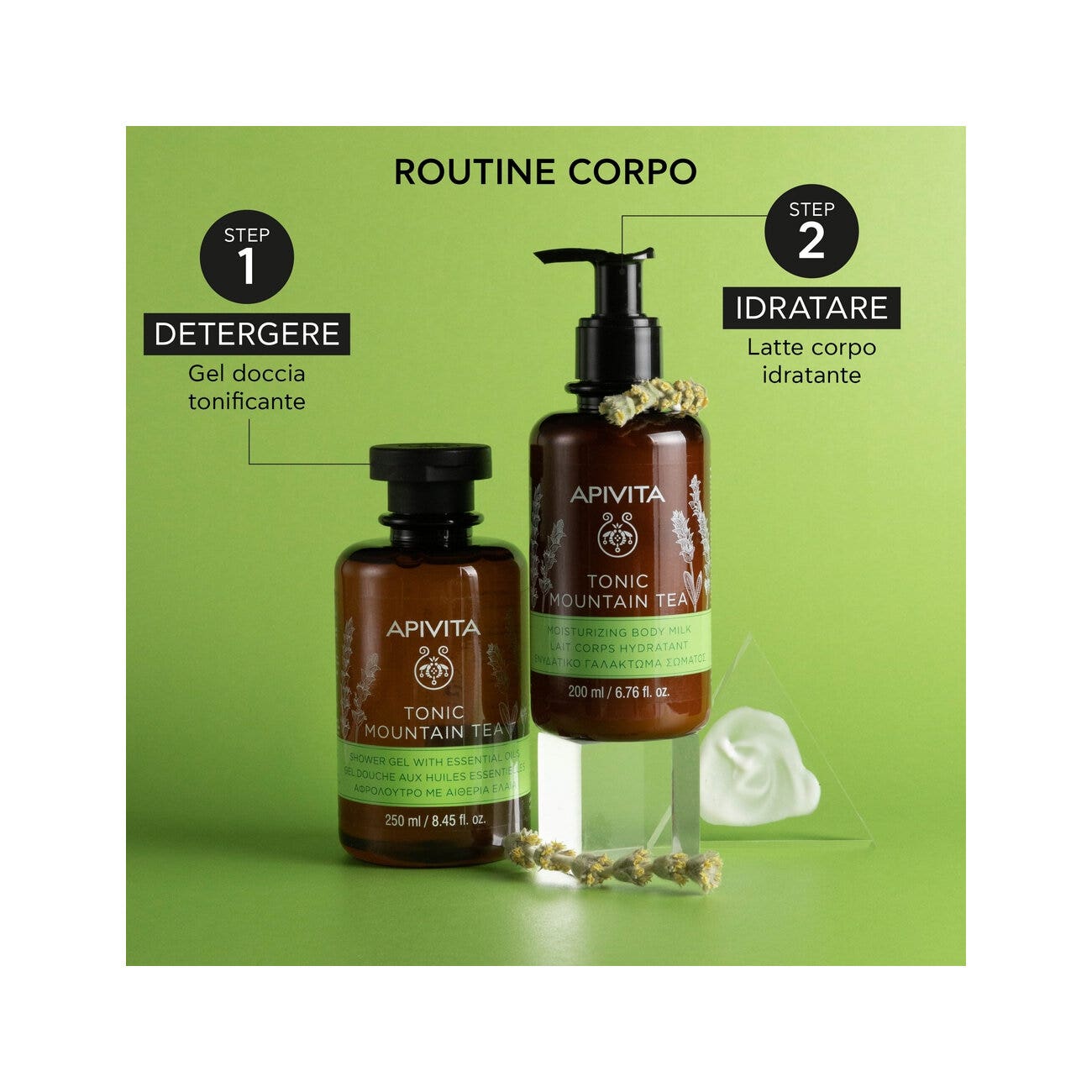 Apivita Latte Corpo Idratante Tè Della Montagna 200ml-6