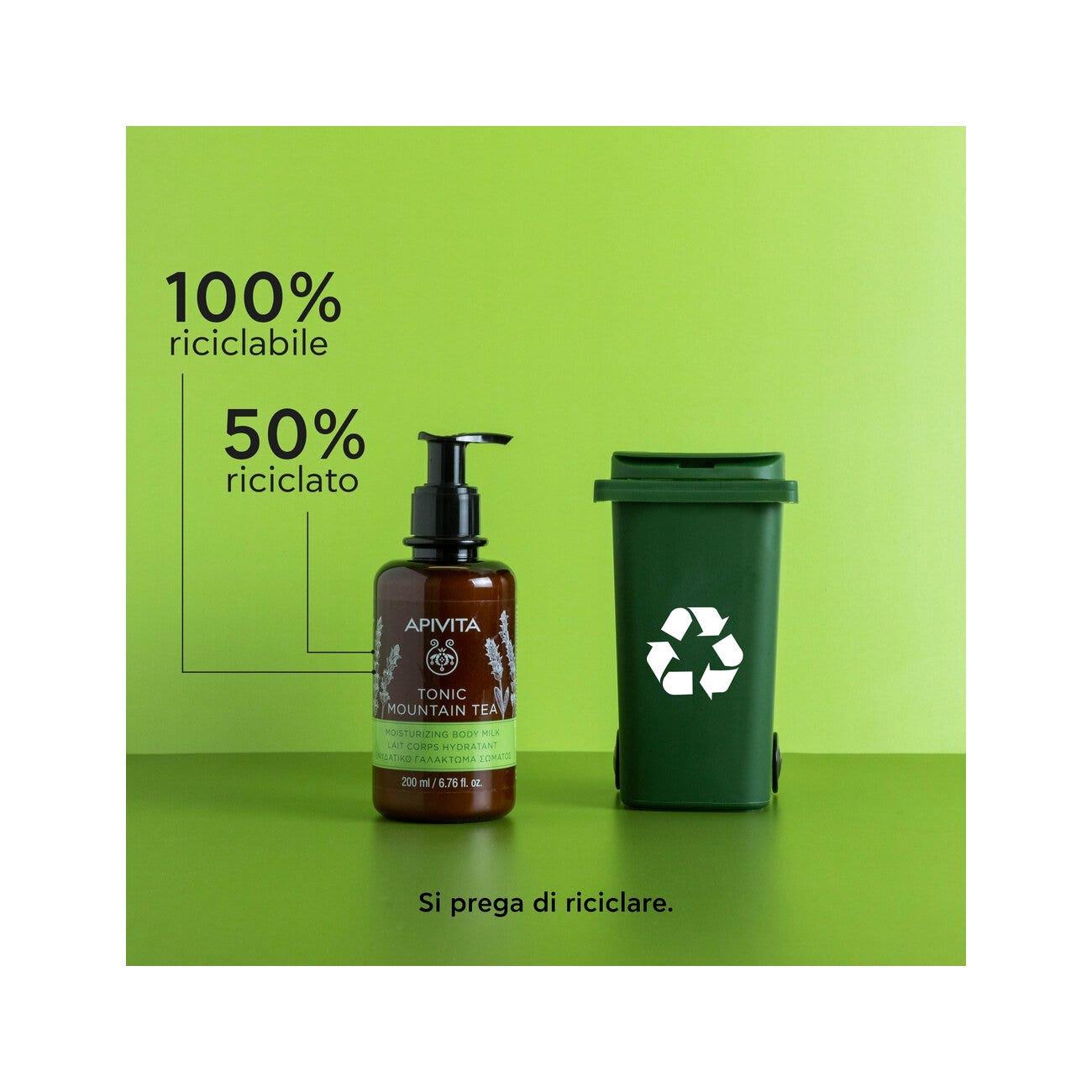 Apivita Latte Corpo Idratante Tè Della Montagna 200ml-9