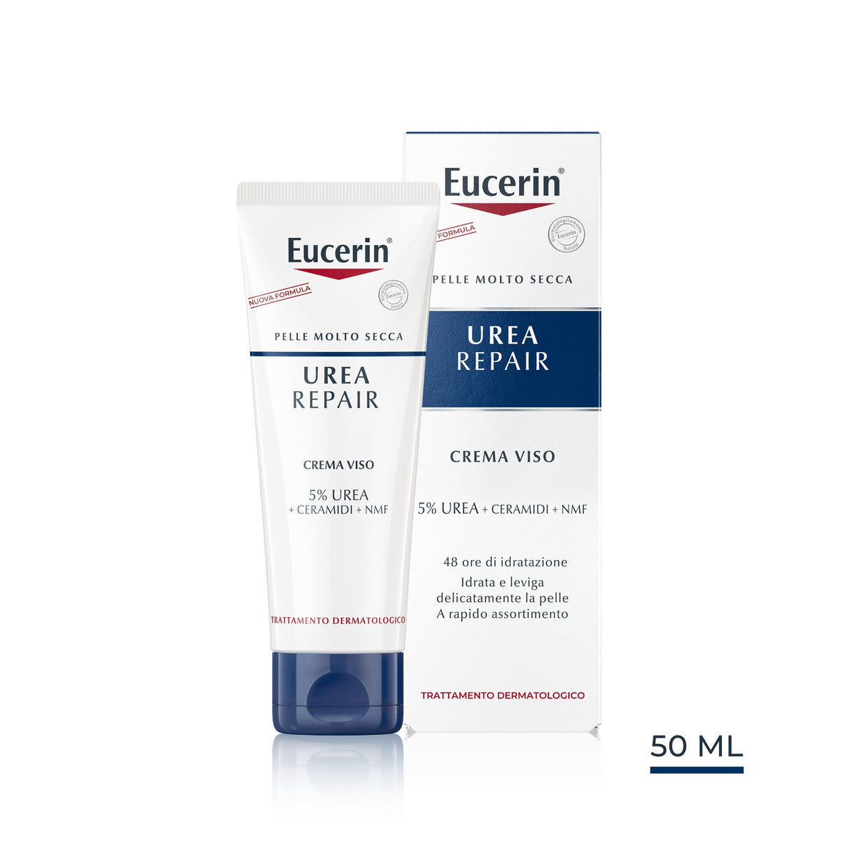 Eucerin UreaRepair Crema Viso Levigante 5% Urea 50ml-7