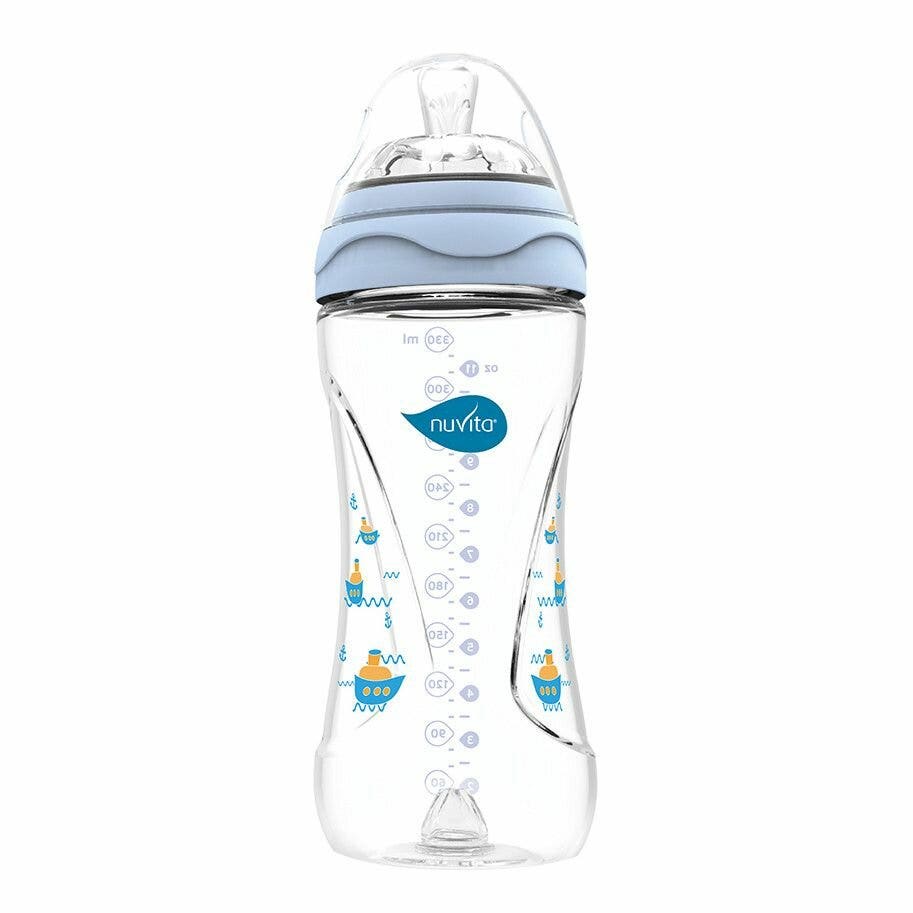 Nuvita Mimic Biberon Blu 330ml-1