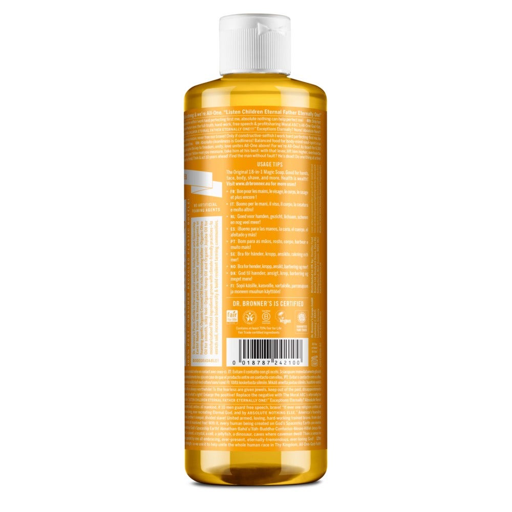 Dr. Bronner's Sapone Liquido Bio 18 in 1 Agrumi 475ml-2