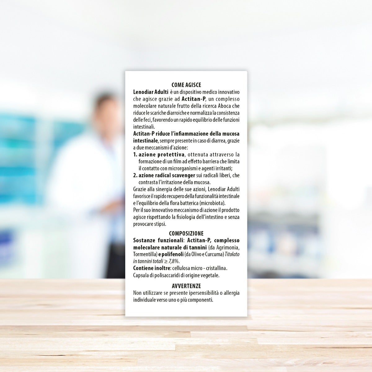 Aboca Lenodiar Adulti  Sollievo Intestinale 20 Capsule 500mg-4