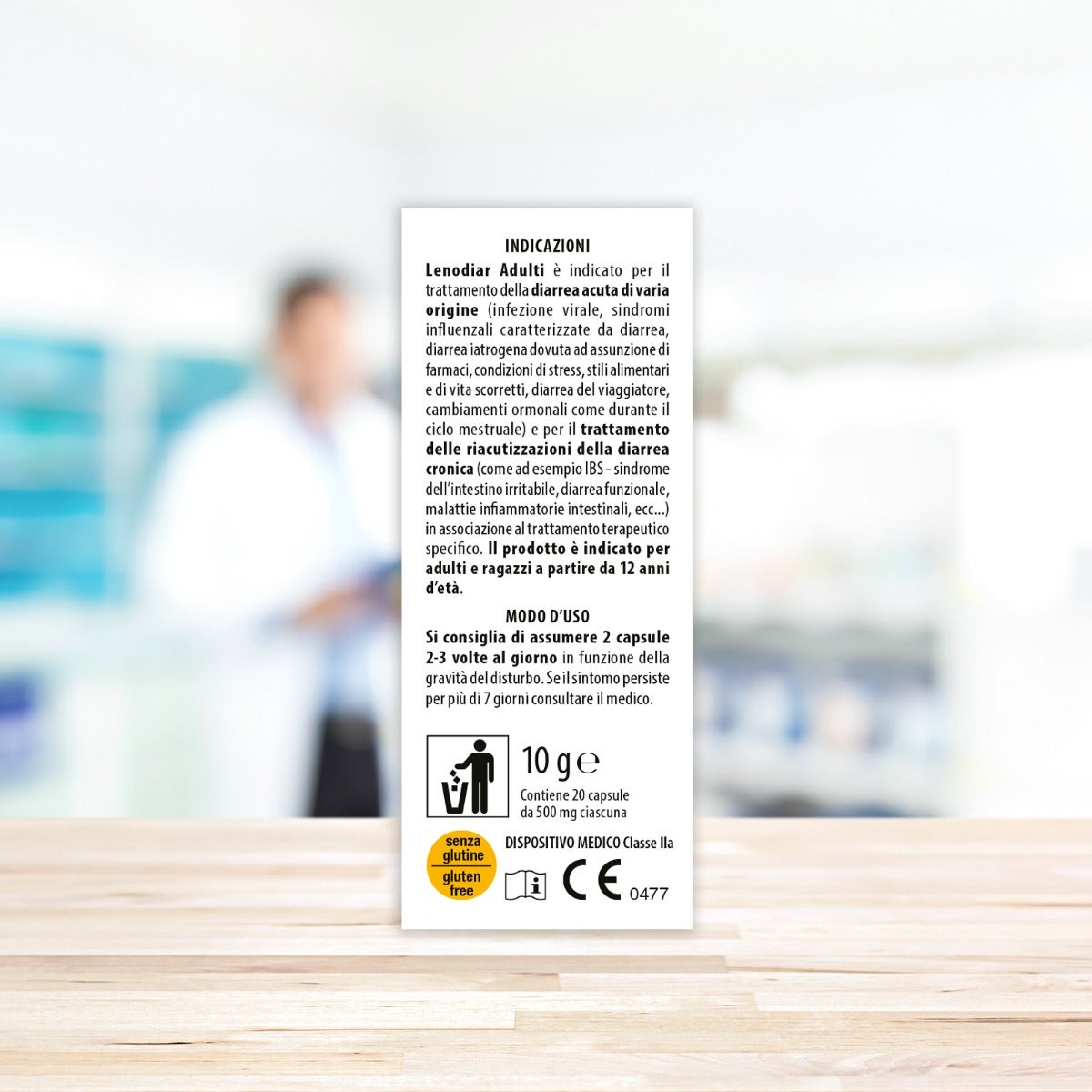 Aboca Lenodiar Adulti  Sollievo Intestinale 20 Capsule 500mg-6