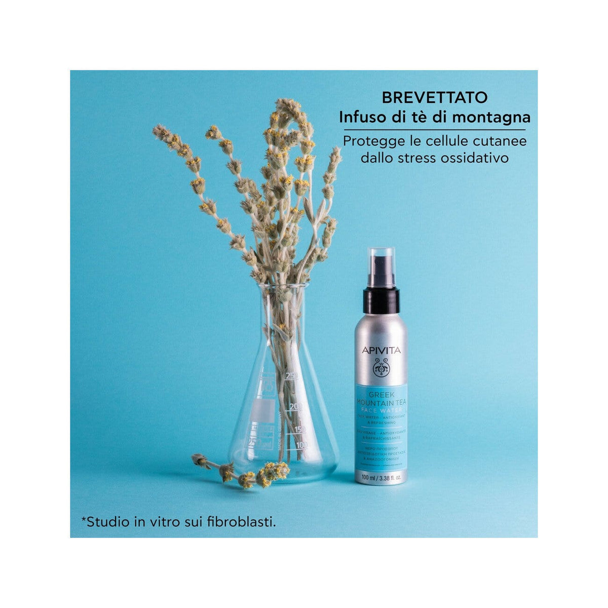Apivita Acqua Viso Antiossidante Tè Di Montagna 100ml-5