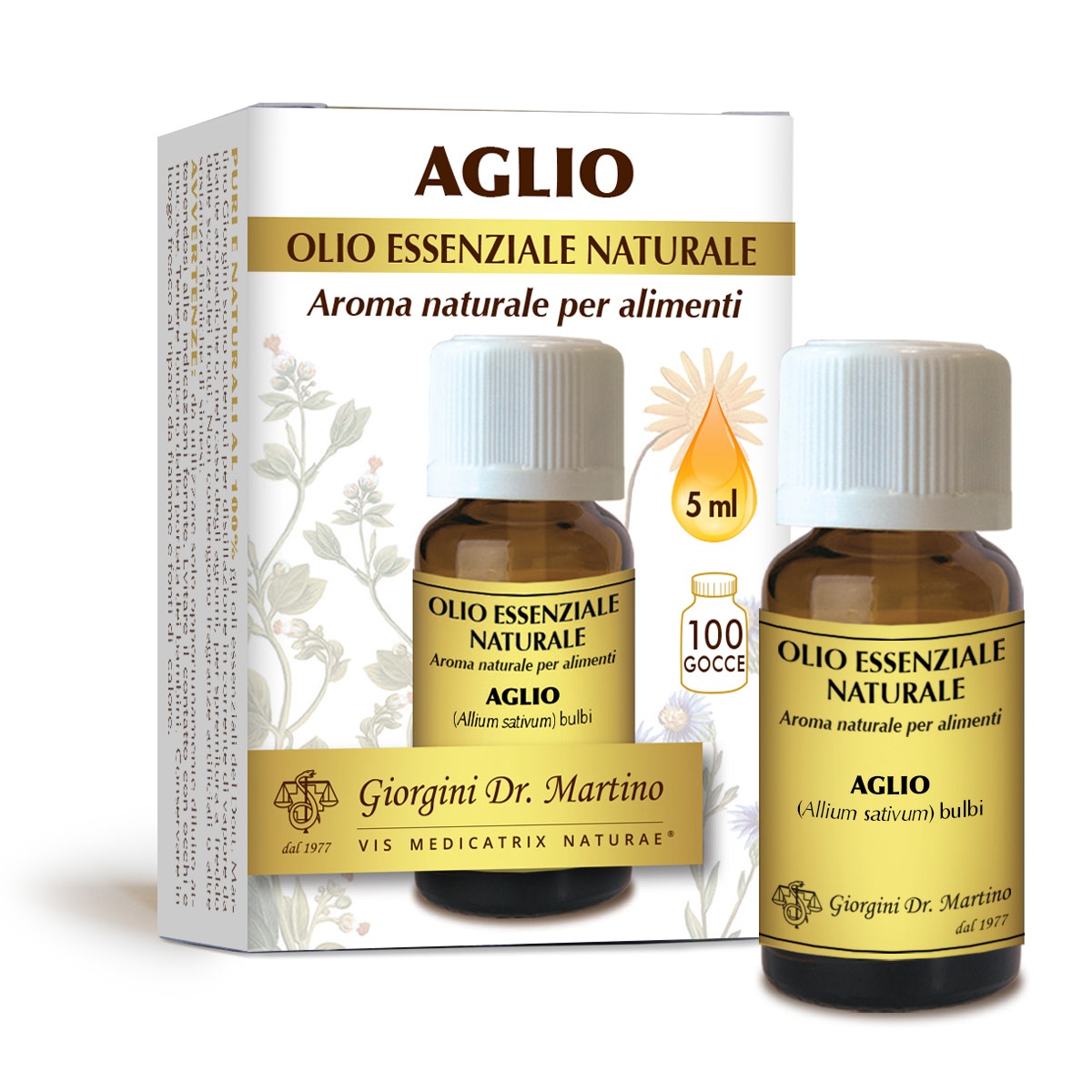 Dr Giorgini Aglio Olio Essenziale Naturale 5ml-1