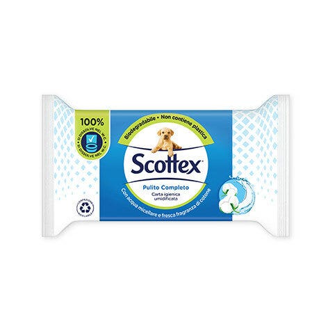 Scottex Carta Igienica Umidificata Pulito Completo 42 Pezzi-6