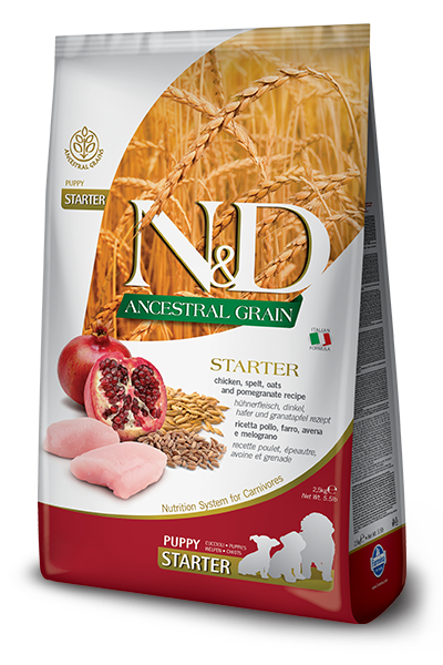 Farmina N&D Ancestral Grain Starter Pollo E Melograno Cani Cuccioli Sacco 800g-1
