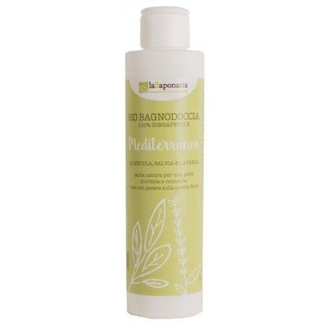 La Saponaria Bio Bagno Doccia Mediterraneo Calendula/Salvia/Lavanda 200ml-1