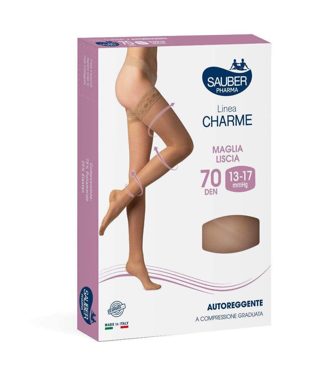 Sauber Linea Charme 70 Den Autoreggente Camel Taglia 2-3