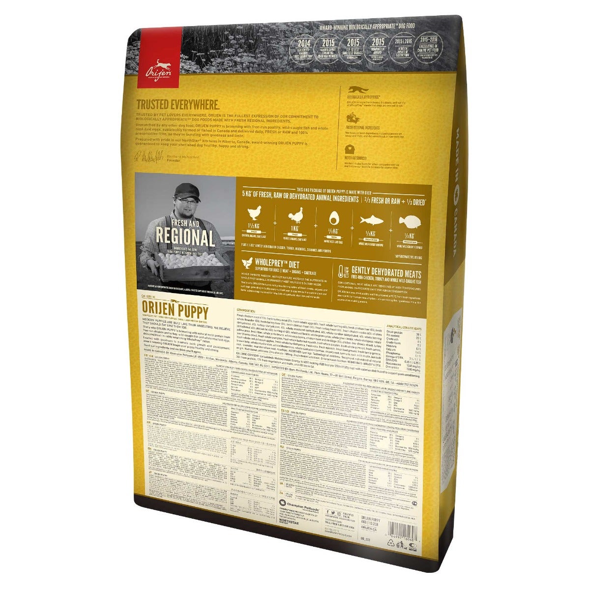 Orijen Puppy Crocchette Con Pollo E Tacchino Per Cani Cuccioli Sacco 2kg-1
