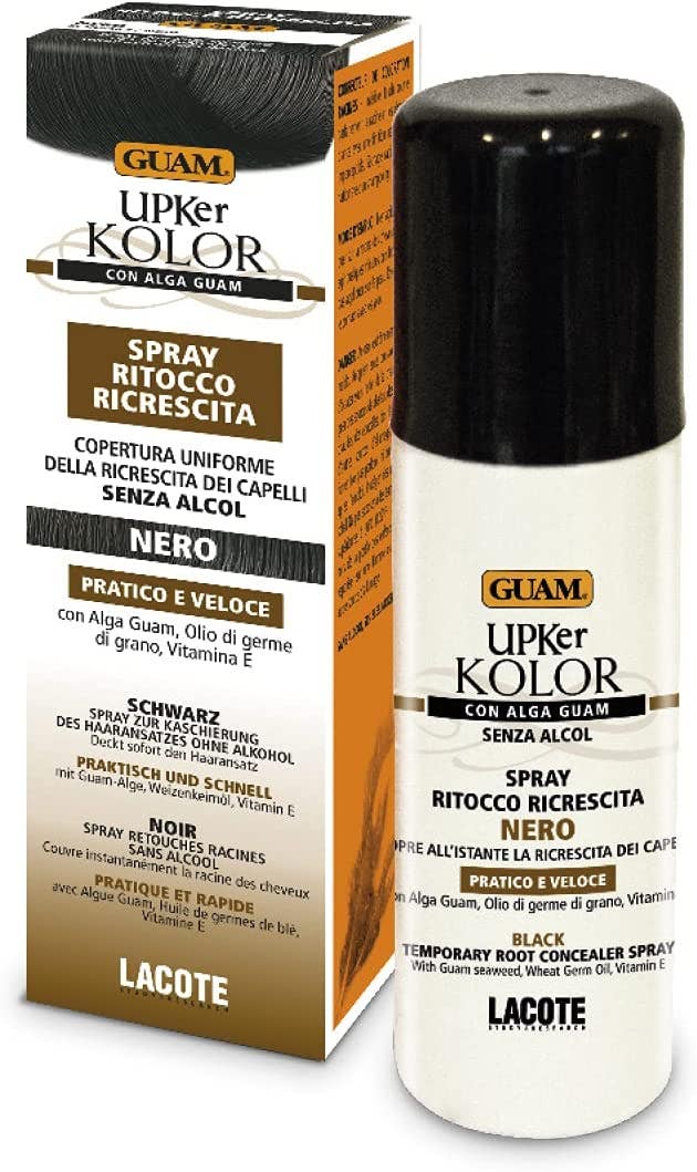 Guam Upker Kolor Spray Correttore Ricrescita Nero 75ml-1