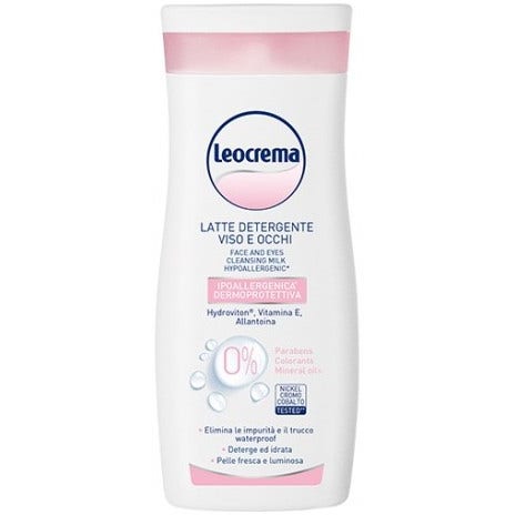 Leocrema Latte Detergente Viso/Occhi Ipoallergenico 200ml-1