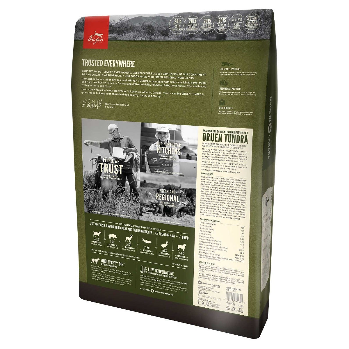 Orijen Tundra Crocchette Con Capra E Cinghiale Per Cani Sacco 2kg-1