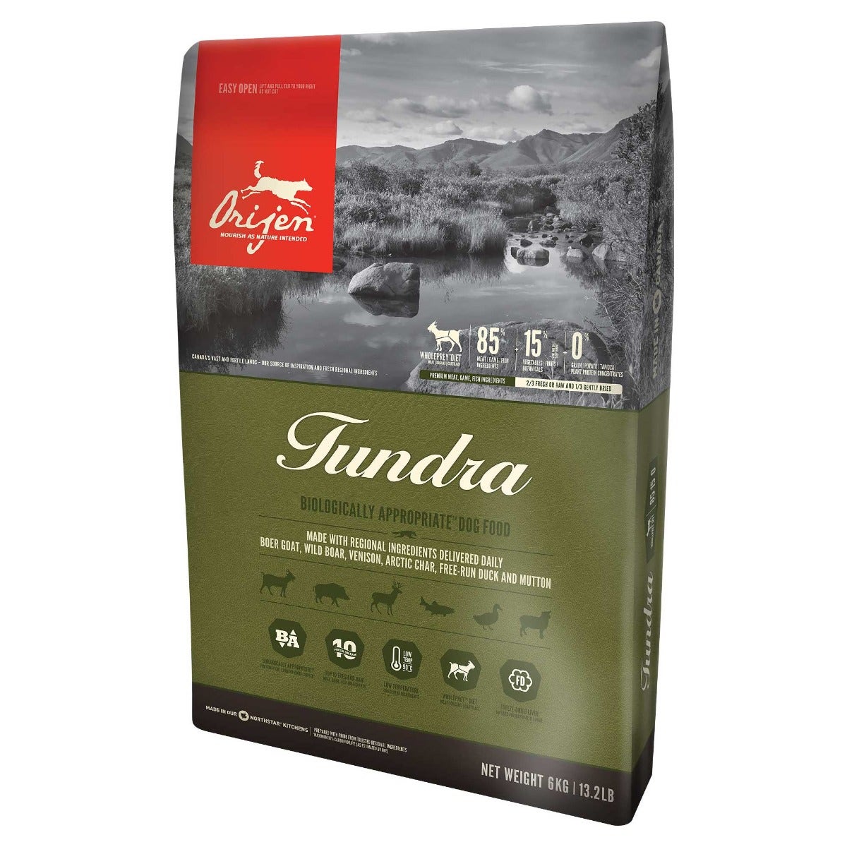 Orijen Tundra Crocchette Con Capra E Cinghiale Per Cani Sacco 2kg-0