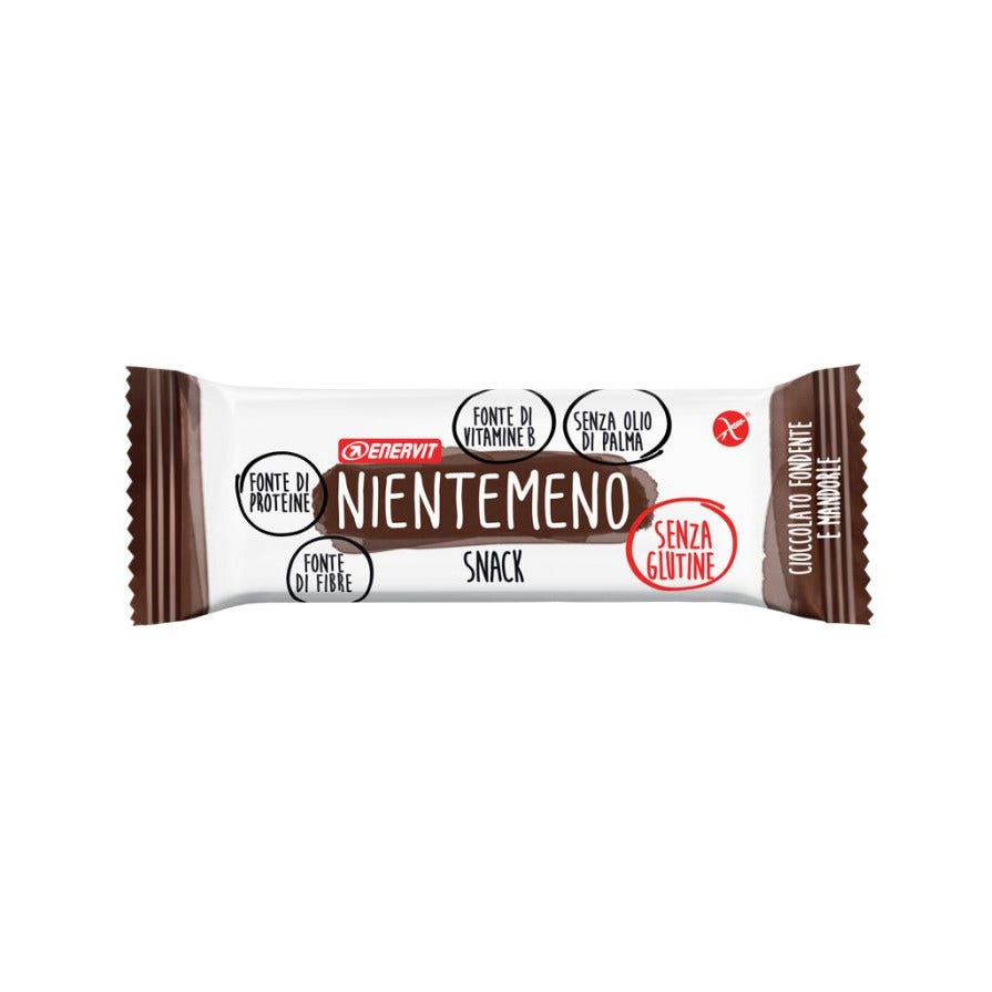 Enervit Nientemeno Barretta Fondente Mandorle 3 Barrette-4