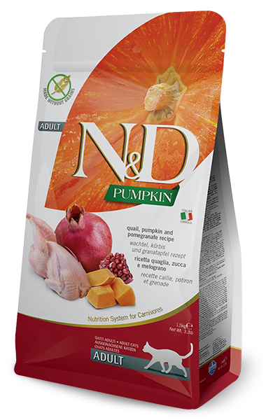 Farmina N&D Pumpkin Quaglia E Zucca Gatti Adulti Sacco 1,5kg-2