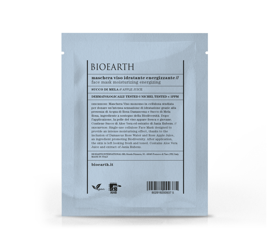 Bioearth Maschera Viso Idratante Energizzante 15ml  - 1