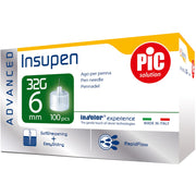 Pic Insupen Advanced Ago Penna Insulina Gauge 32x6mm 100 Pezzi-2