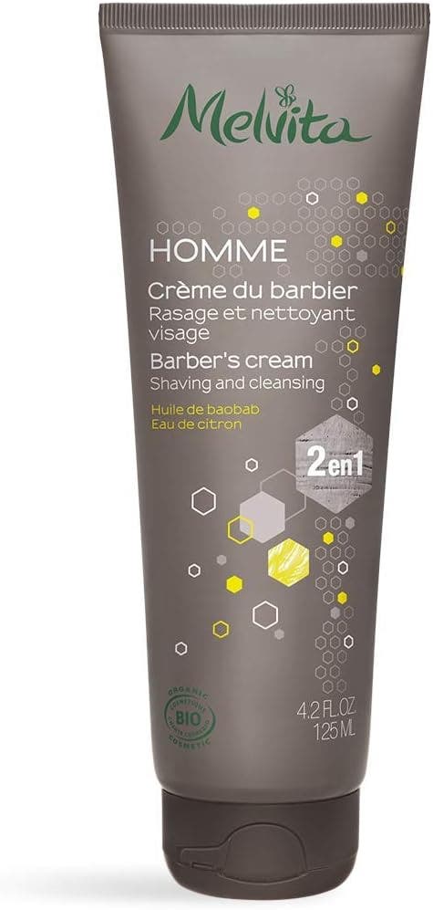 Melvita Crema Da Barba 2 In 1 Trattamento Detergente E Protettivo 125ml-1