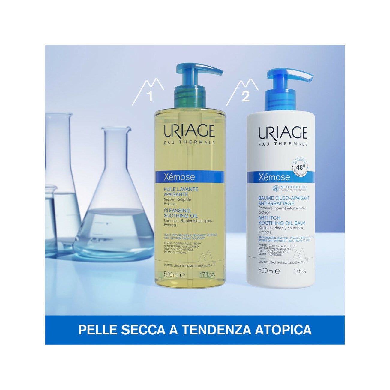Uriage Xémose Balsamo-olio Lenitivo Anti-prurito 500ml-10