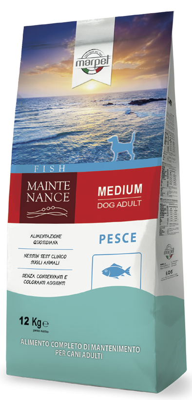 Marpet Maintenance Pesce Cibo Secco Per Cani Adulti Taglia Medium Sacco 12 Kg-3