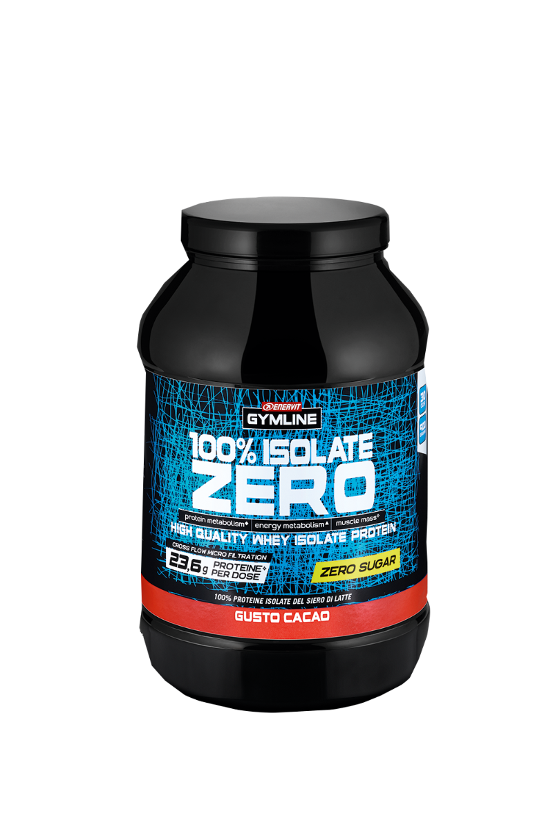 Enervit Gymline 100% Whey Protein Isolate Zero Cacao 900g-2