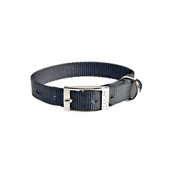 Camon Collare In Nylon Per Cani Colore Nero 15x450mm-1