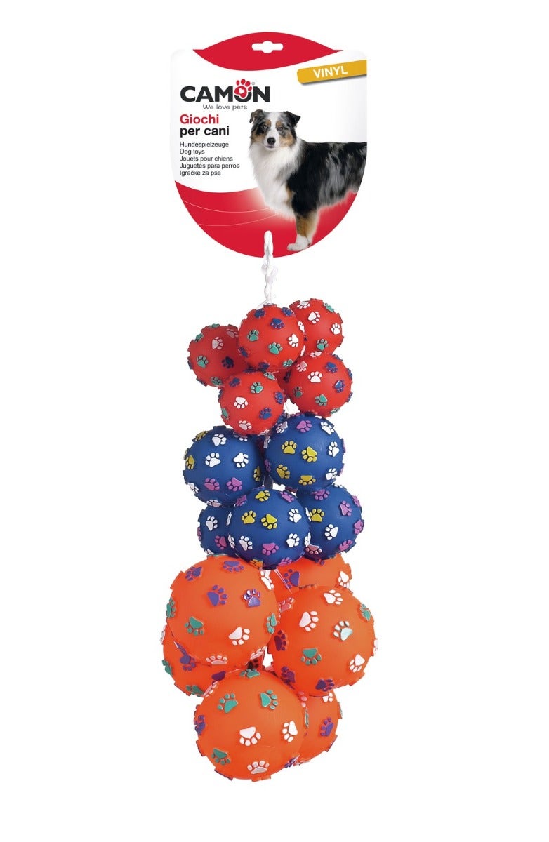Camon Treccia Vinyl Palla Con Zampine Per Cani-1