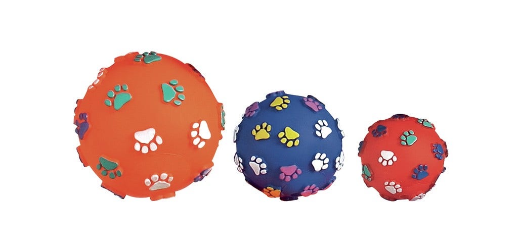 Camon Treccia Vinyl Palla Con Zampine Per Cani-2