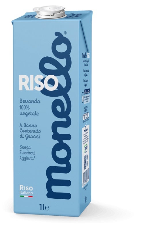 Monello Riso Bevanda Vegetale Brick da 1 Litro-0