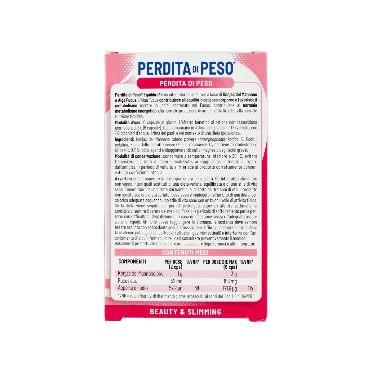Equilibra Perdita Di Peso 60 Capsule-2