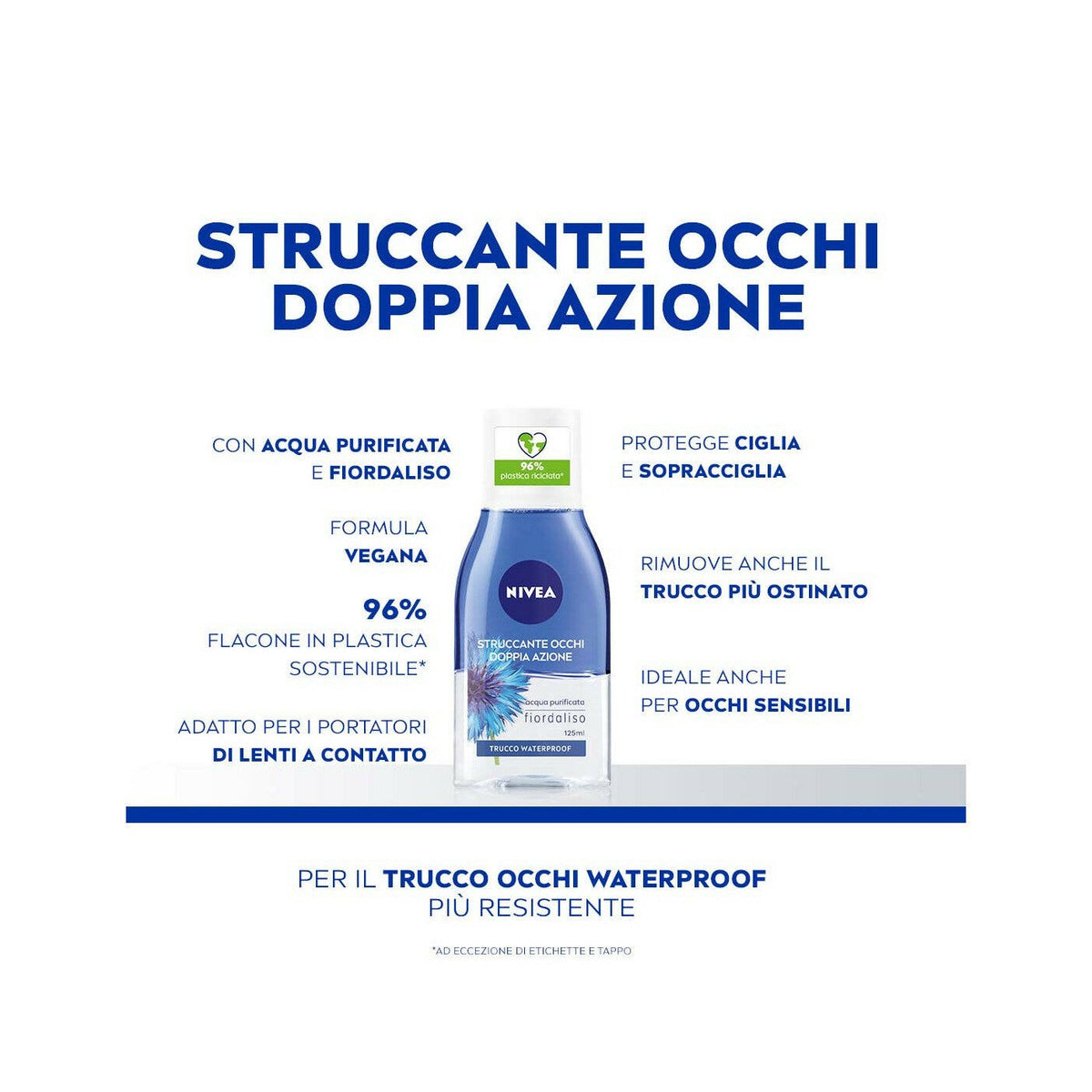 Nivea Struccante Occhi Doppia Azione Olio Struccante Bifasico Per Gli Occhi 125ml-2