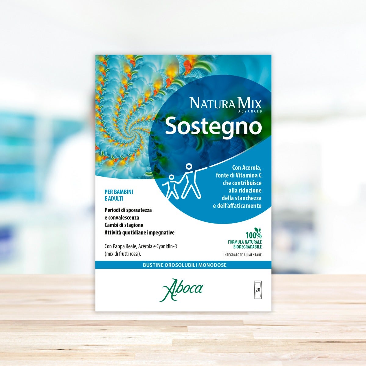 Aboca Natura Mix Advanced Sostegno 20 Bustine Integratore-3