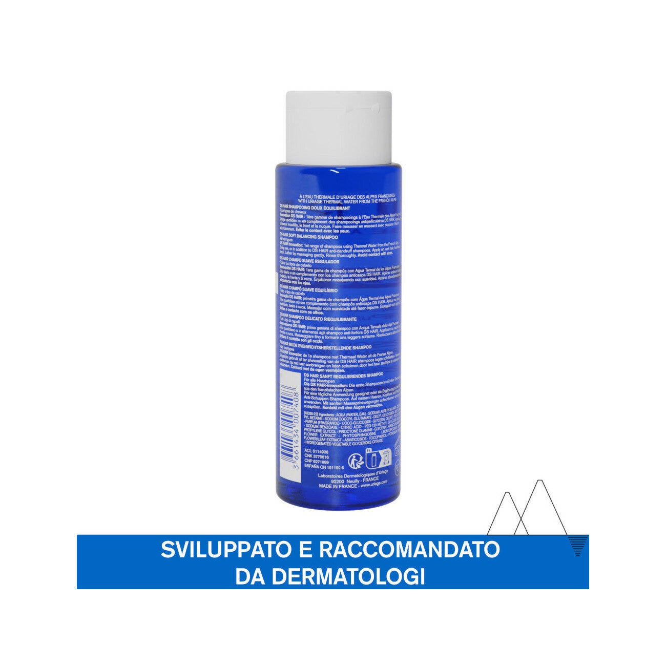 Uriage DS Hair Shampoo Delicato Riequilibrante 200ml-5