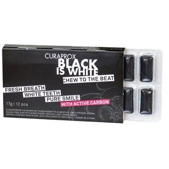 Curaprox Black Is White To Go Chewing Gum Sleeve 12 Pezzi-2