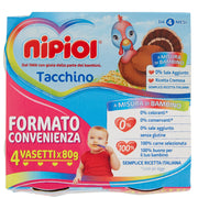 Nipiol Omogeneizzato Tacchino 4x80g  - 1