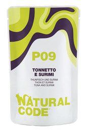 Natural Code P09 Tonnetto E Surimi Gatti Adulti Busta 70g-1