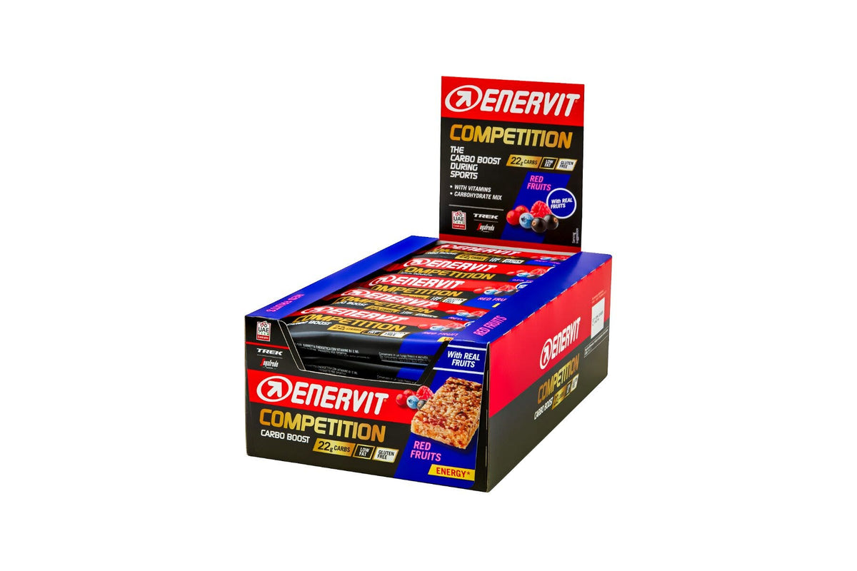 Enervit Competition 25 Barrette Gusto Frutti Rossi Da 30g-1
