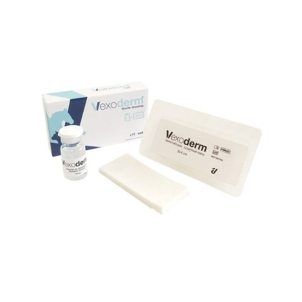 Bfactory Vexoderm Medicazione Sterile 9x4cm + 1 Fiala 10ml-1