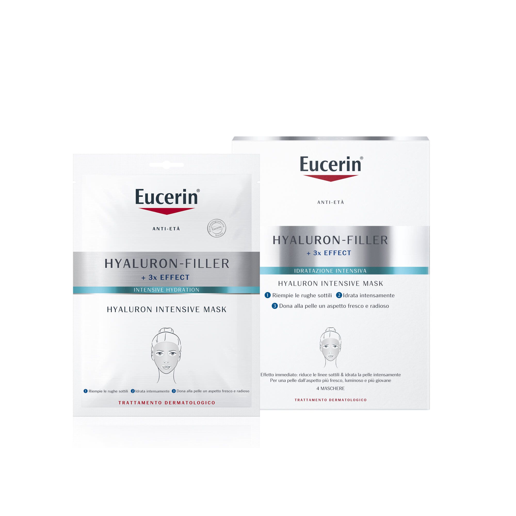 Eucerin Hyaluron-Filler Intensive Mask Maschera Intensiva Monodose trattamento-1