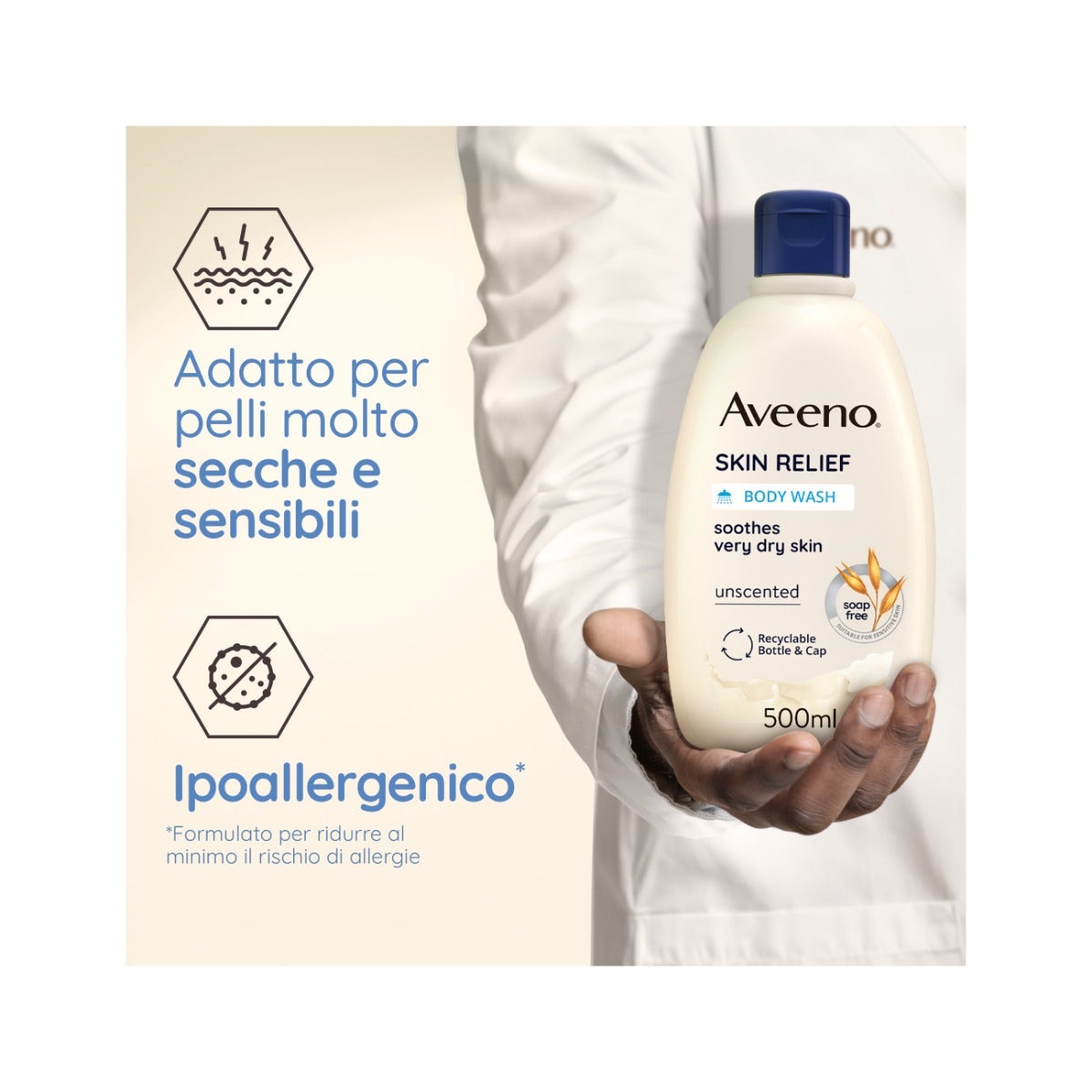 Aveeno Skin Relief Bagno Doccia 500 ml-13