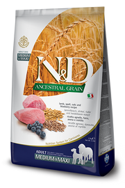 Farmina N&D Ancestral Grain Agnello E Mirtillo Cani Adulti Taglia Media E Grande Sacco 12kg-1