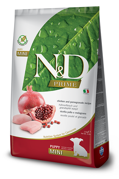 Farmina N&D Prime Pollo E Melograno Cani Cuccioli Taglia Mini Sacco 2,5kg-1