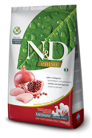 Farmina N&D Prime Pollo E Melograno Cani Adulti Medium Universal Kibble Sacco 12kg-2