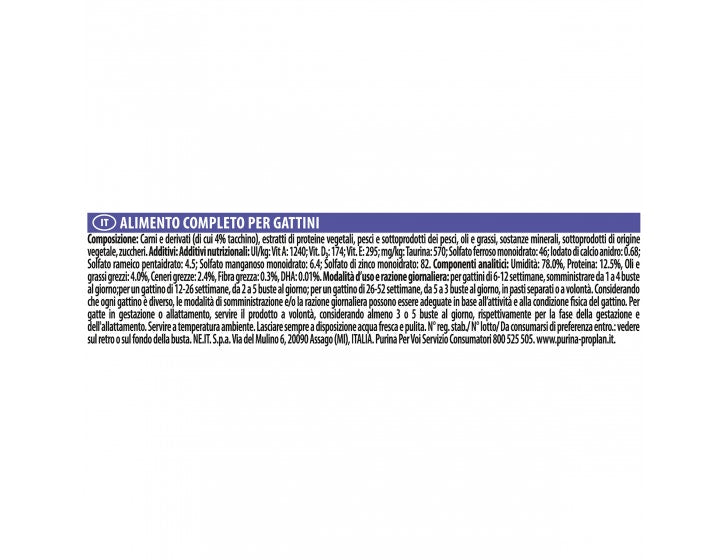 Purina Pro Plan Nutri Savour Junior Gatto Pezzetti Tacchino In Salsa Bustina 85g-3
