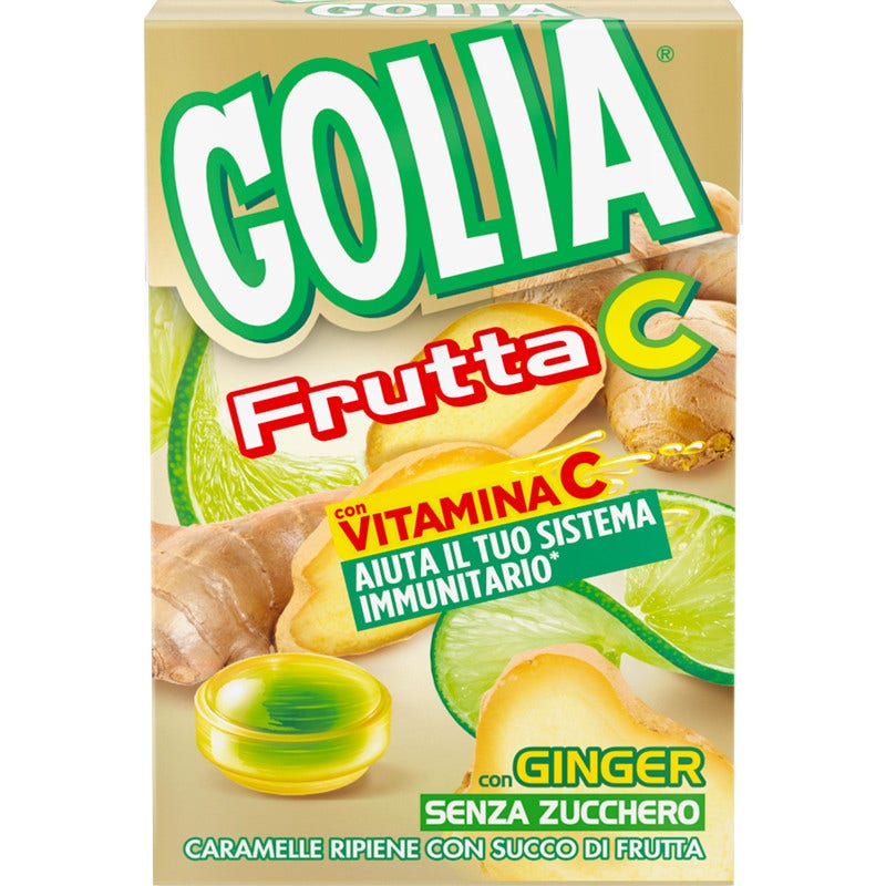 Golia Frutta C Ginger Lime Caramelle 46g-1