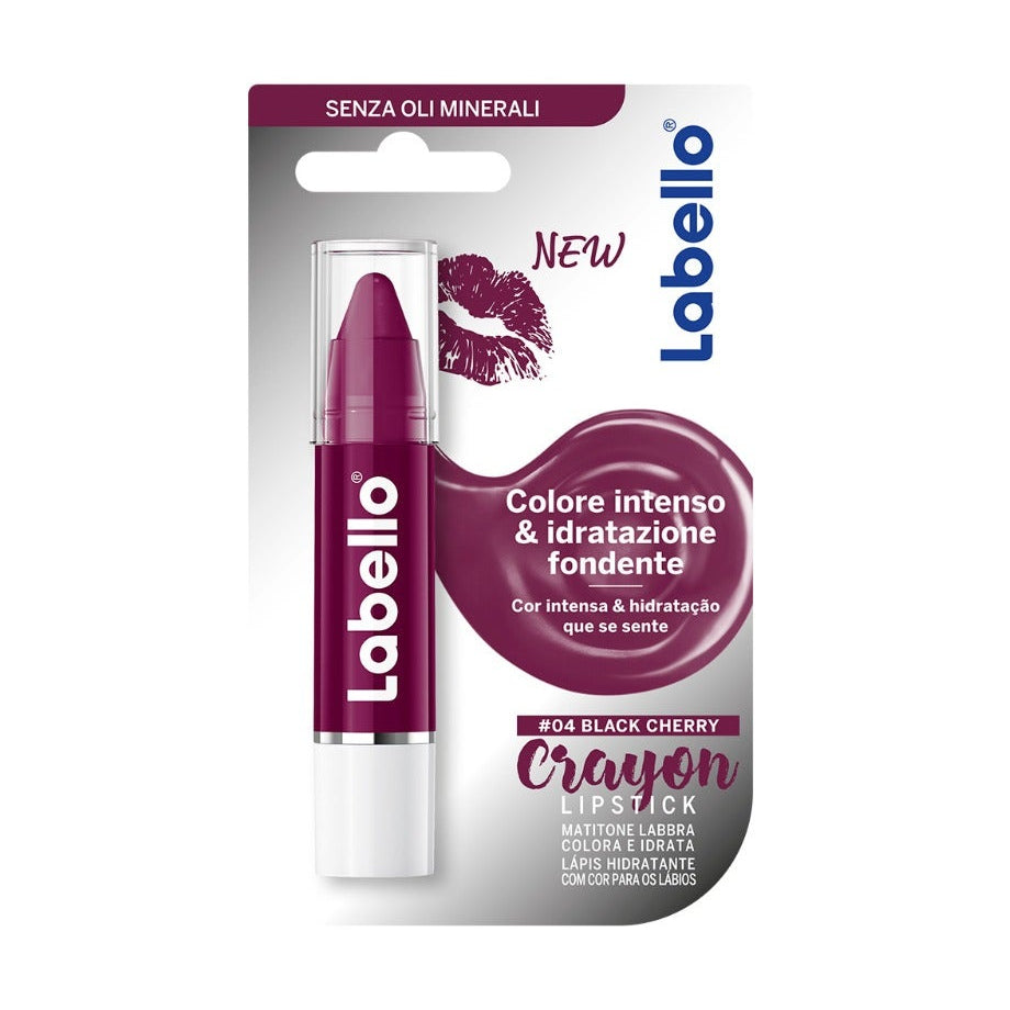 Labello Crayon Lipstick Black Cherry Matitone Labbra Idratante 1 Pezzo   -5
