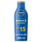 Nivea Sun Latte Solare Protect & Hydrate Fp15 200ml Crema Solare 15 Idratante Per 48 Ore-4