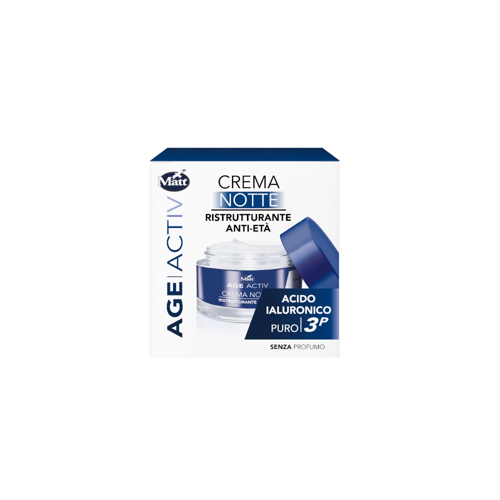 Matt Ageactiv Crema Viso Ristrutturante Antietà Notte 50ml-6